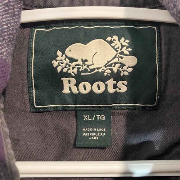 Roots Purple Flannel XL - Picture 2 of 2